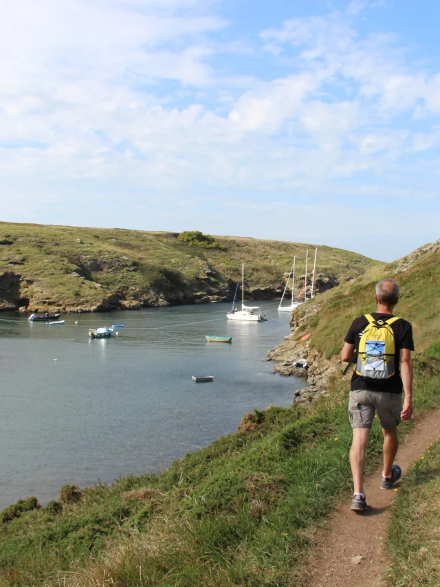 Randonner -autour de l'île, Nature - île photogénique, Belle île en mer, île de Bretagne, Bretagne sud, au large du Golfe du Morbihan