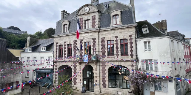 Facade Ot Decored By Flags 2