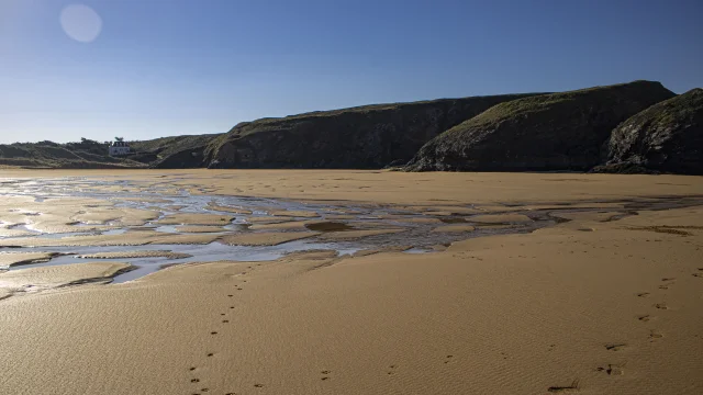 Vue Sur Plage Donnant